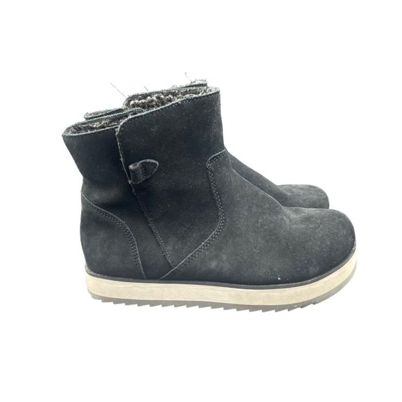 Merrell Womens Juno Bluff Boot Womens 7 Black Suede J001546 Waterproof Snow Flat - Picture 5 of 7